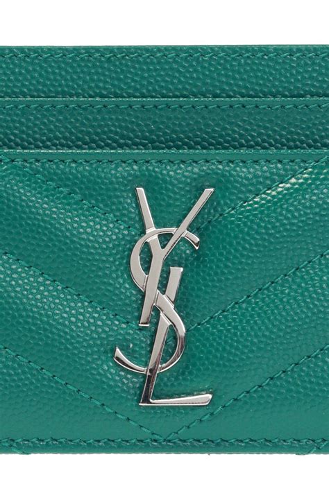 ysl monogram card holder.